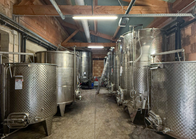 Installation de thermorégulation des cuves au Domaine Dambrun