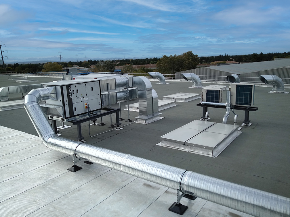 Système de ventilation en rootfop